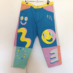 Brand new funky colorblock capri pants with tags still attached!